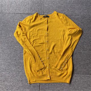 ザラ(ZARA)のZARAパール付きカーデガン(カーディガン)