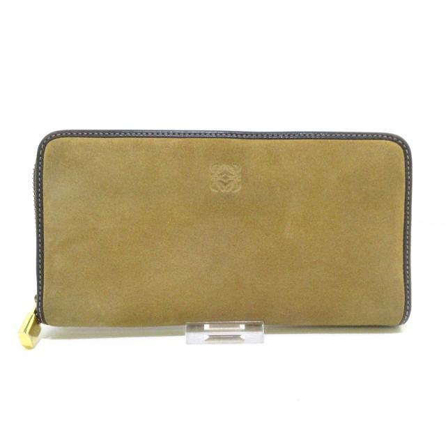 ロエベ 長財布 - ベージュ×ダークブラウン レディース ファッション