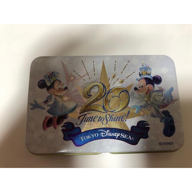 Disney(ディズニー)の【☻販売終了】ディズニー⭐タイムトゥシャイン キャンディー缶入り⭐シー20周年 食品/飲料/酒の食品(菓子/デザート)の商品写真