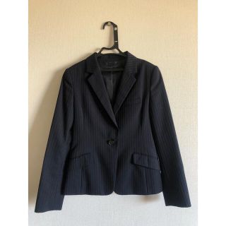 ユナイテッドアローズグリーンレーベルリラクシング(UNITED ARROWS green label relaxing)のユナイテッドアローズ 紺のストライクジャケット！お仕事に最適(テーラードジャケット)