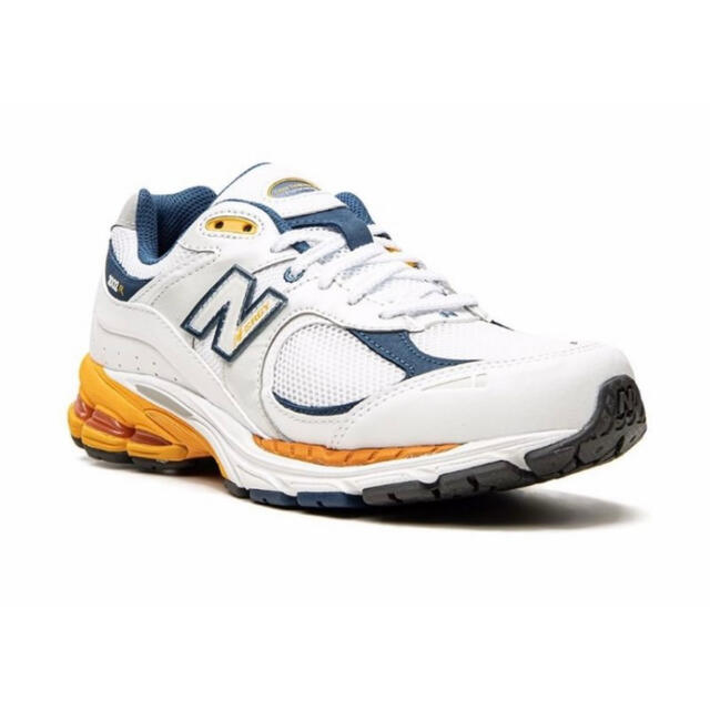 【新品】定価1.6万 28cm NEW BALANCE 2002R 白 黄色 青