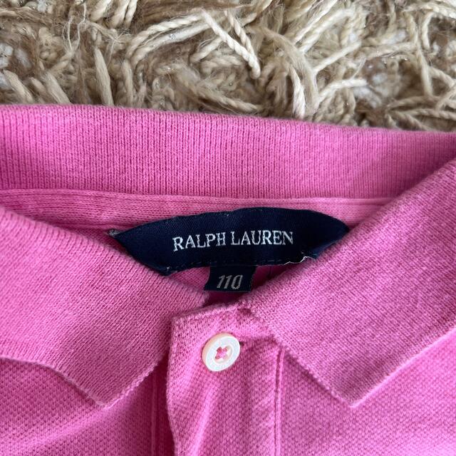 Ralph Lauren(ラルフローレン)のラルフローレン　110 半袖　ポロシャツ　女の子 キッズ/ベビー/マタニティのキッズ服女の子用(90cm~)(Tシャツ/カットソー)の商品写真