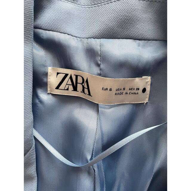 ZARA 2022SS ライトブルーオーバージャケット