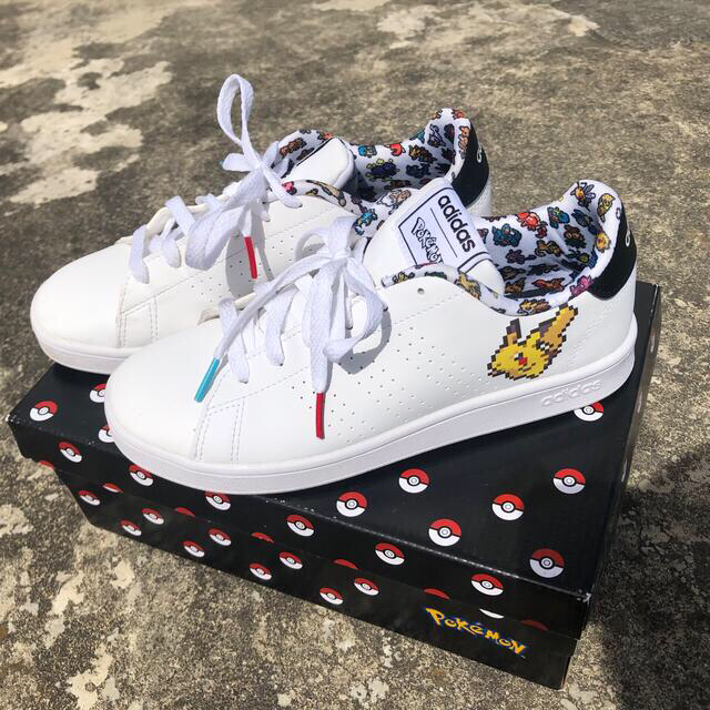 高級品市場 adidas スニーカー ポケモンコラボ ピカチュウ 22.cm