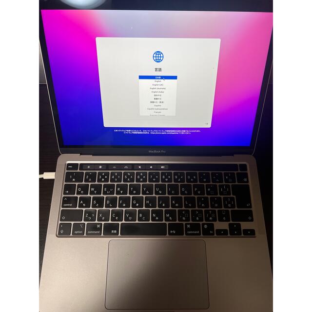 スマホ/家電/カメラMacBook Pro 13 インチ M1 8GB 512GB MYD92J/A