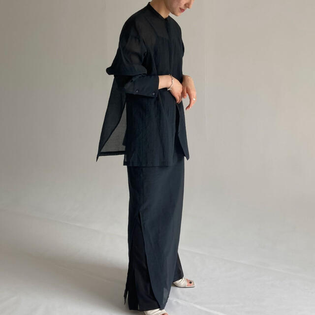 によっては enof シアーシャツ SHEER SHIRTの通販 by shop|ラクマ