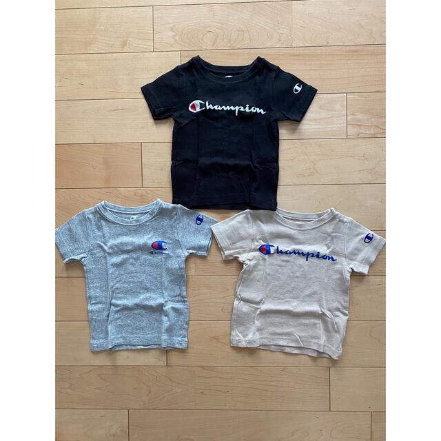 Champion(チャンピオン)のチャンピオン Tシャツ 80サイズ 3点セット キッズ/ベビー/マタニティのベビー服(~85cm)(Ｔシャツ)の商品写真