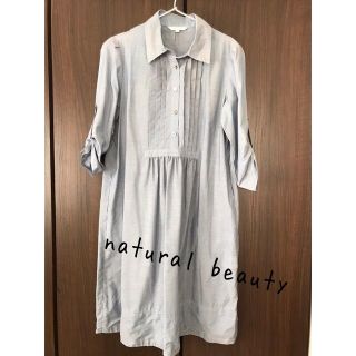 エヌナチュラルビューティーベーシック(N.Natural beauty basic)の専用⚫︎NATURAL BEUTY☆チュニック　ワンピース　春(ひざ丈ワンピース)