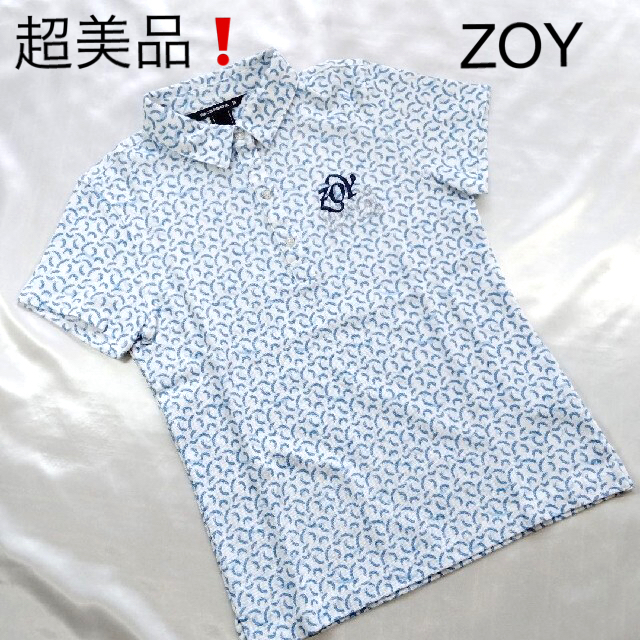 ZOY(ゾーイ)の超美品❗　ゾーイ　レディースゴルフウェア　半袖ポロ　36(S)　匿名配送 スポーツ/アウトドアのゴルフ(ウエア)の商品写真