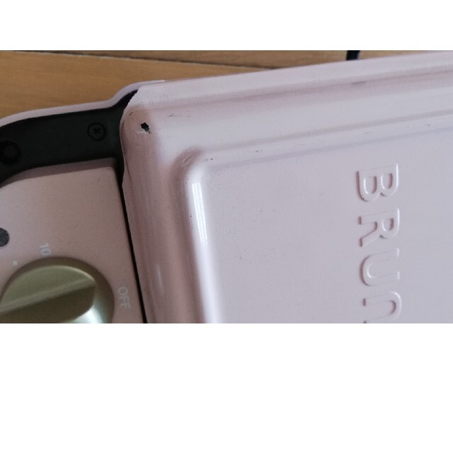 ブルーノBRUNOホットサンドメーカーシングルピンク限定色 スマホ/家電/カメラの調理家電(サンドメーカー)の商品写真