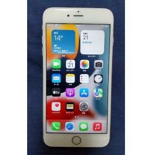 【美品】iPhone6s Plus 64GB シルバー(スマートフォン本体)