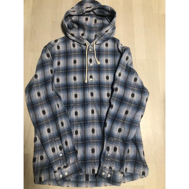 専用　シュプリーム Shadow Plaid Hooded Shirt 2014パーカー