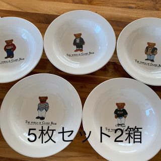 The World Classy Bear 中皿10枚　5枚セット×2箱(食器)