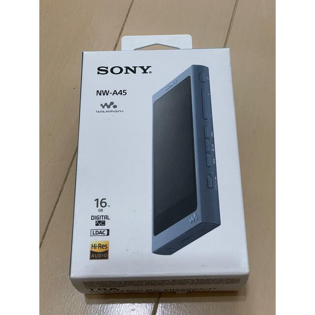 SONY(ソニー)のSONY/ MP3/  NW-A45 L16GB ブルー スマホ/家電/カメラのオーディオ機器(ポータブルプレーヤー)の商品写真