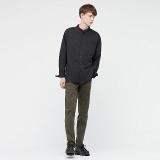 ユニクロ(UNIQLO)のユニクロ　スタンドカラーシャツ(シャツ)