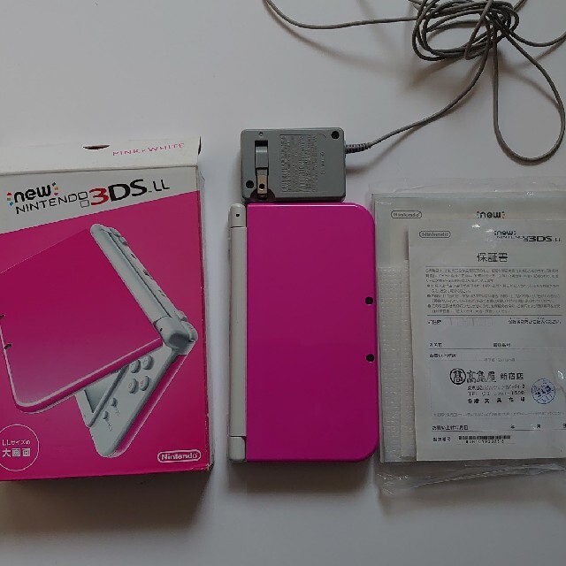 Nintendo 3DS NEW ニンテンドー 本体 LL ピンク/ホワイトエンタメホビー