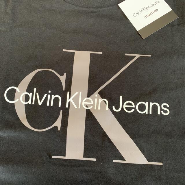 Calvin Klein(カルバンクライン)の【新品】カルバンクライン Calvin Klein Tシャツ 黒 メンズL メンズのトップス(Tシャツ/カットソー(半袖/袖なし))の商品写真