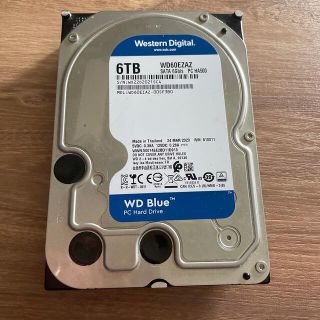 WD Blue内蔵 HDD 6TB 3.5インチ WD60EZAZ A0073(PCパーツ)