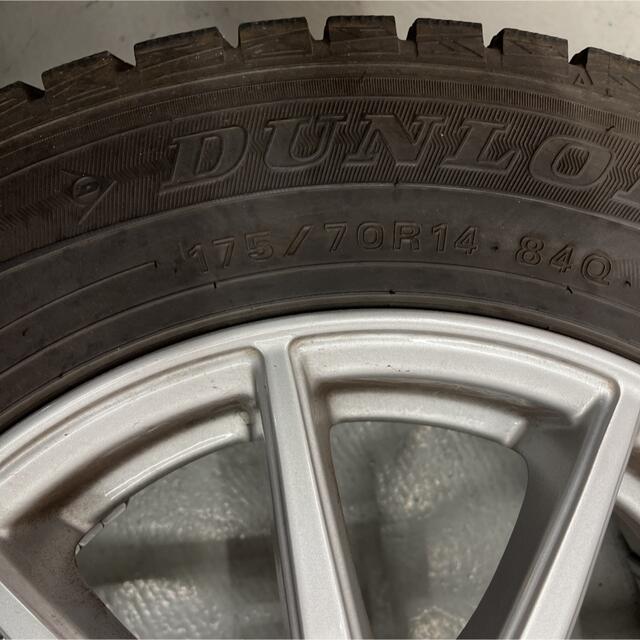 トヨタシエンタスタッドレスタイヤホイル付175/70R14 NCP81G 6