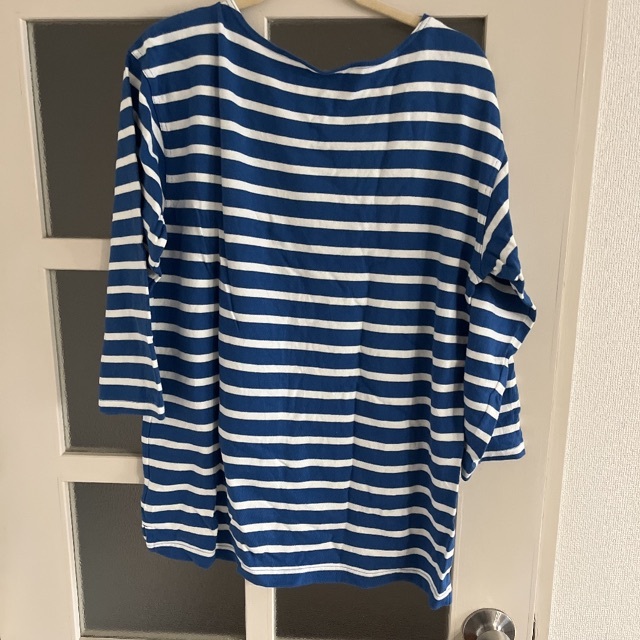 GAP(ギャップ)のGAP ボーダーTシャツ　七分袖　サイズXL メンズのトップス(Tシャツ/カットソー(七分/長袖))の商品写真