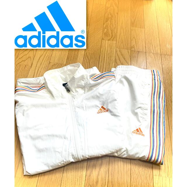 上下セット　adidas ウインドブレーカー　ジャージ