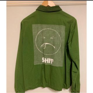 シュプリーム(Supreme)のfucking awesome コーチジャケット　shit S オリーブ(ブルゾン)