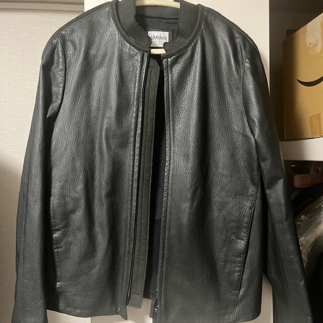 ARMANI COLLEZIONI - 革ジャンの通販 by かつ's shop|アルマーニ