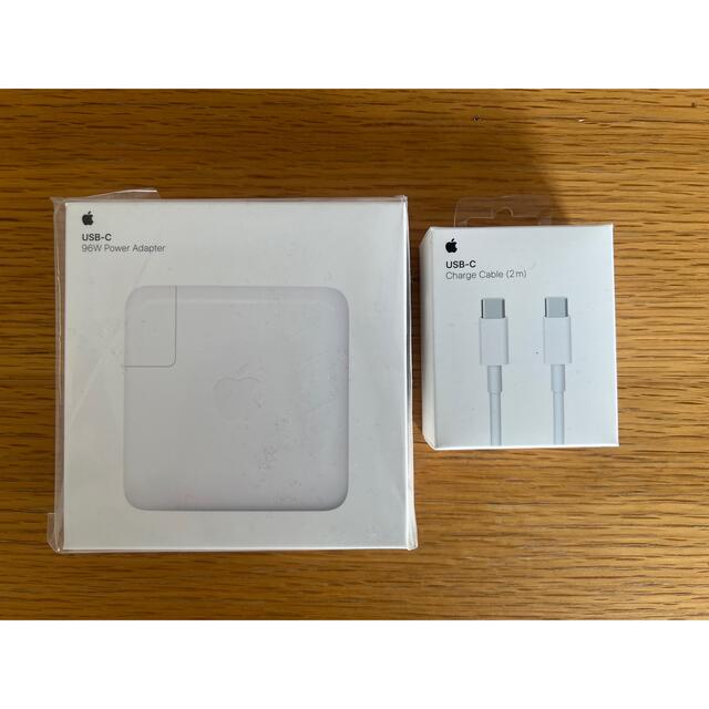 Apple 純正未開封新品 96W USB-C 電源アダプタ•ケーブルスマホ/家電/カメラ