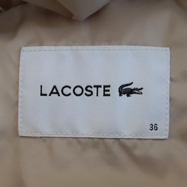 LACOSTE - ラコステ ダウンコート サイズ36 S美品 -の通販 by ブランディア｜ラコステならラクマ