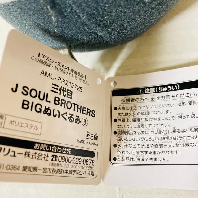 三代目 J Soul Brothers(サンダイメジェイソウルブラザーズ)の【岩田剛典】三代目 J Soul Brothers BIGぬいぐるみ エンタメ/ホビーのおもちゃ/ぬいぐるみ(ぬいぐるみ)の商品写真