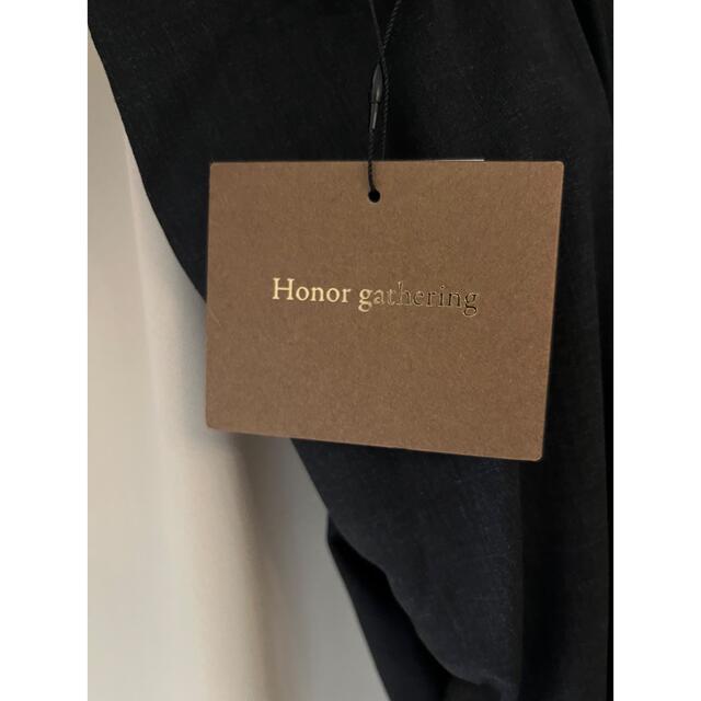 新品 honor gathering 2tuck trousers サイズL 新品 honor gathering 2tuck trousers サイズL