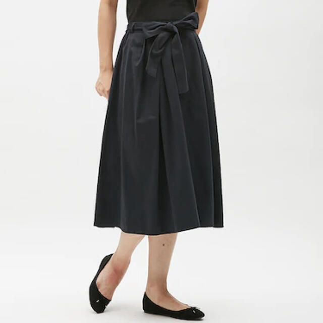 GU(ジーユー)のGU ウエストリボンスカート レディースのスカート(ロングスカート)の商品写真
