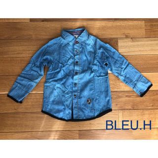 コドモビームス(こどもビームス)のブルーオリゾン　BLEU.H  シャツ　100cm  日本製(Tシャツ/カットソー)