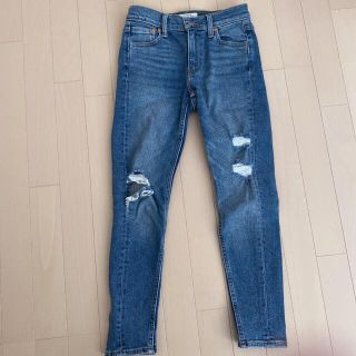 リーバイス(Levi's)のLEVI’S ダメージデニム スキニー ジーンズ(デニム/ジーンズ)