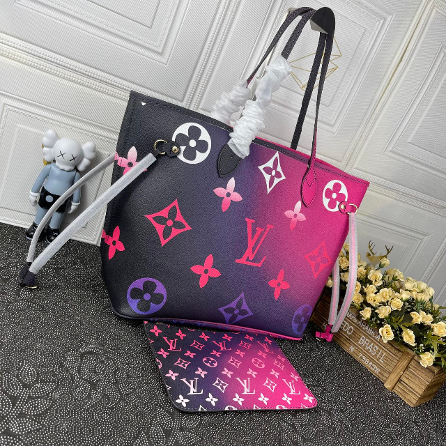 LOUIS VUITTON - 限定 完売品LOUIS VUITTON ルイヴィトンネヴァーフルMMトートバッグ