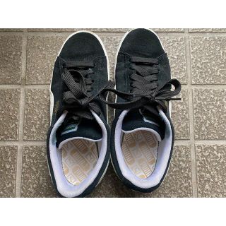 プーマ(PUMA)のPUMA SUEDE VTG BLACK/PUMA WHITE(スニーカー)