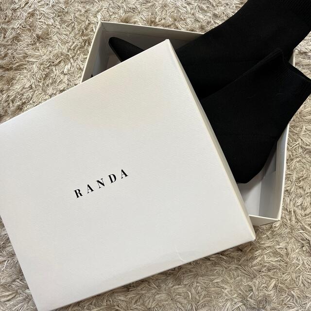 RANDA(ランダ)のRANDA ソックスブーツ レディースの靴/シューズ(ブーツ)の商品写真