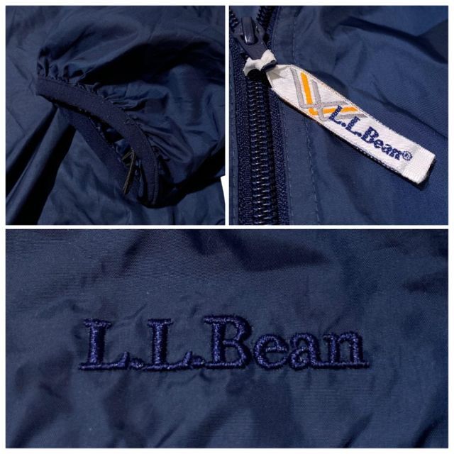 L.L.Bean(エルエルビーン)のエルエルビーン 薄手ジャケット ハーフジッププルオーバー ネイビー M アウター メンズのジャケット/アウター(ナイロンジャケット)の商品写真