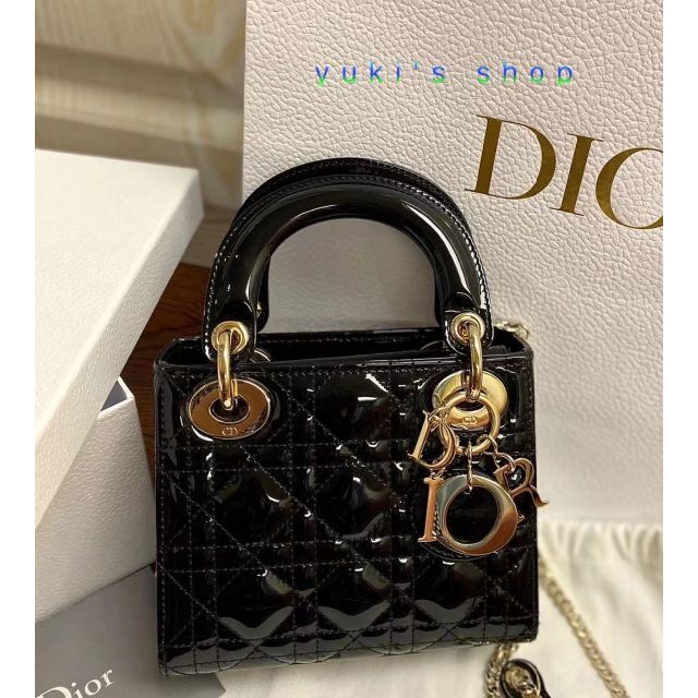 Dior LADY レディディオールハンドバッグ | フリマアプリ ラクマ