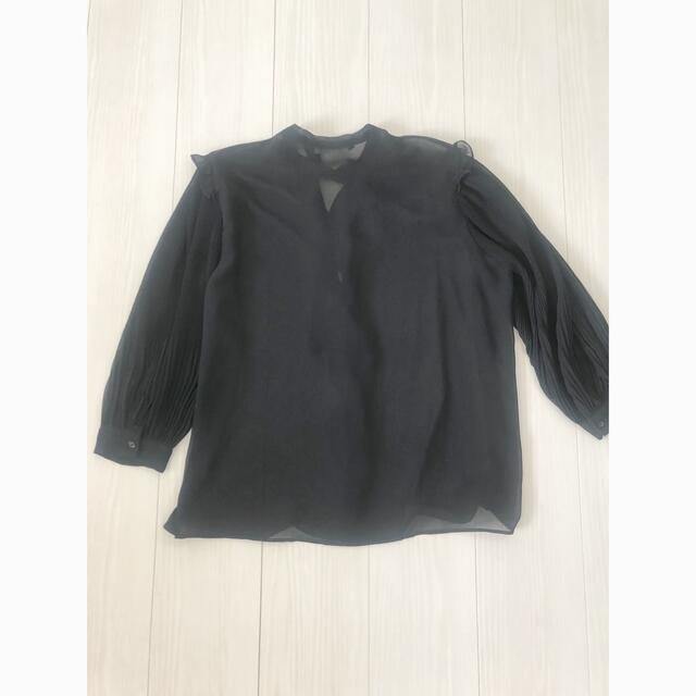 ZARA(ザラ)の【美品】ZARA シフォンブラウス レディースのトップス(シャツ/ブラウス(長袖/七分))の商品写真