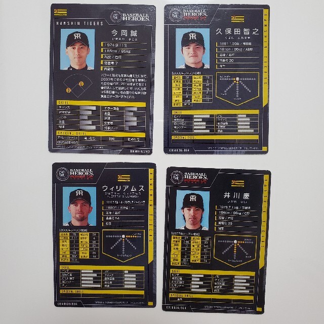 阪神タイガース - ベースボールヒーローズ BBH 野球選手カード 阪神タイガース - ベースボールヒーローズ BBH 野球選手カード