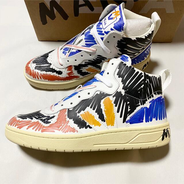 新品未使用！送料込み☆MARNI x Veja☆サステナブルレザースニーカー ...