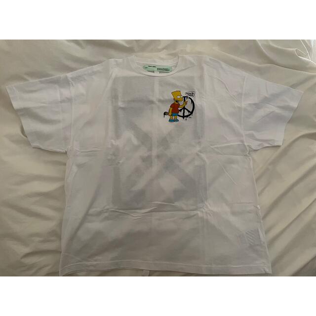 ビジネス Off-White Bart Simpson オーバーサイズ Tシャツ