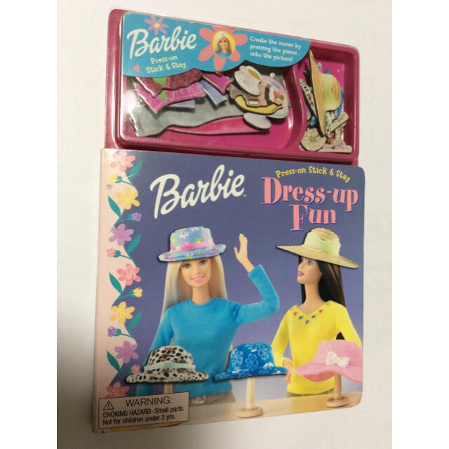 【 Barbie 】Press-on stick and stay book ① エンタメ/ホビーの本(洋書)の商品写真