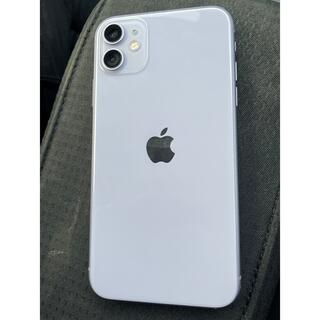 アイフォーン(iPhone)のiPhone11 64GB パープル　SIMフリー(スマートフォン本体)