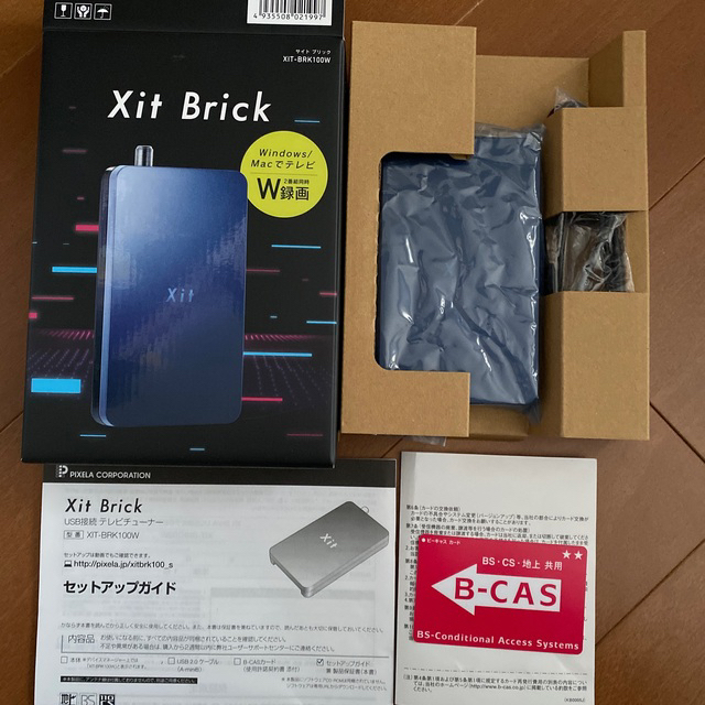 ピクセラ Xit Brick USB接続 テレビチューナーPC/タブレット