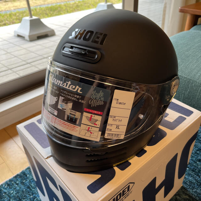 SHOEI グラムスター　マットブラック　XL