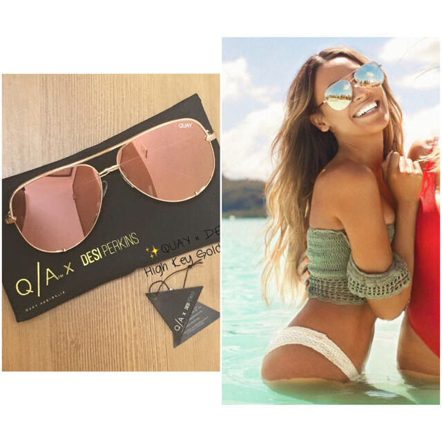 Quay Eyeware Australia(クエイアイウェアオーストラリア)の✨最新 完売モデル✨カイリージェンナー 愛用 QUAY サングラス 新品 レディースのファッション小物(サングラス/メガネ)の商品写真