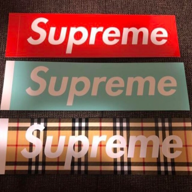 その他supreme ティファニー バーバリー  ボックス ロゴ ステッカー