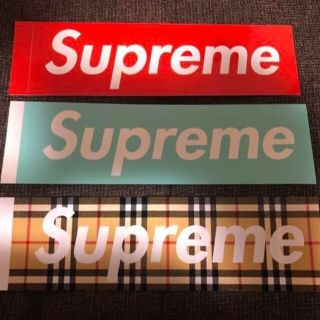 シュプリーム(Supreme)のsupreme ティファニー バーバリー  ボックス ロゴ ステッカー(その他)